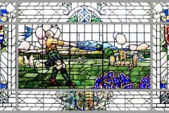 The Dinnie Window in the Huntly Arms Hotel