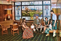The Donald Dinnie window in situ
