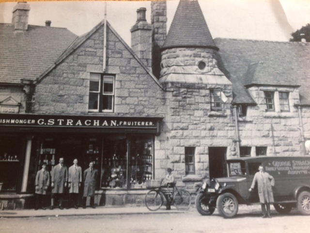 George Strachan's Grocers shop circa 1926