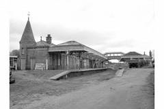 Aboyne Station building from south west 1974.