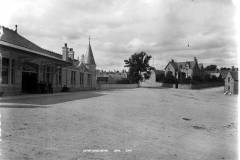 Aboyne Station Square from the east.
